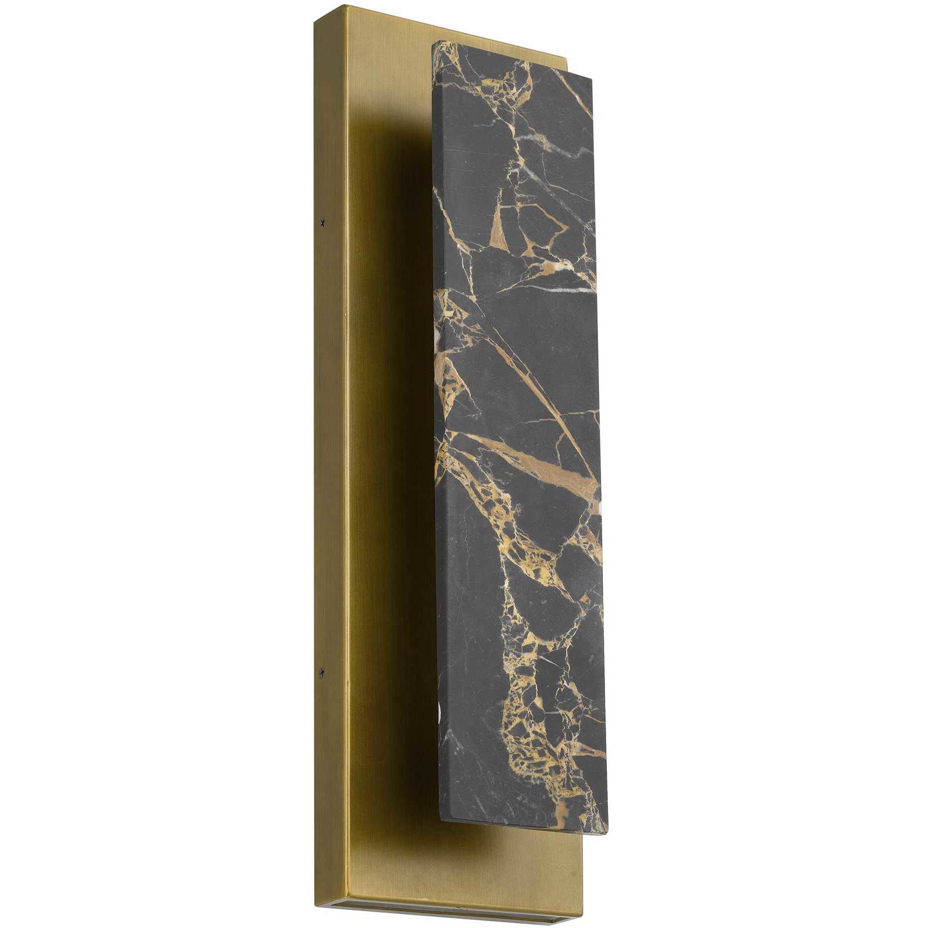 Zoey LED 18 inch Painted Antique Brass Outdoor Wall Sconce