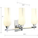 Fleur Vanity Light Wall Light in Chrome