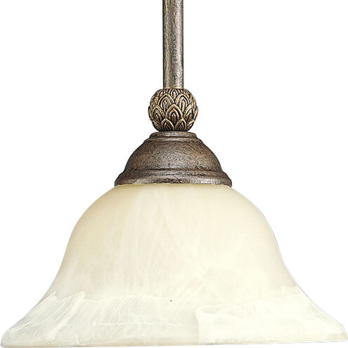 Savannah 1 Light 9 inch Burnished Chestnut Mini-Pendant Ceiling Light