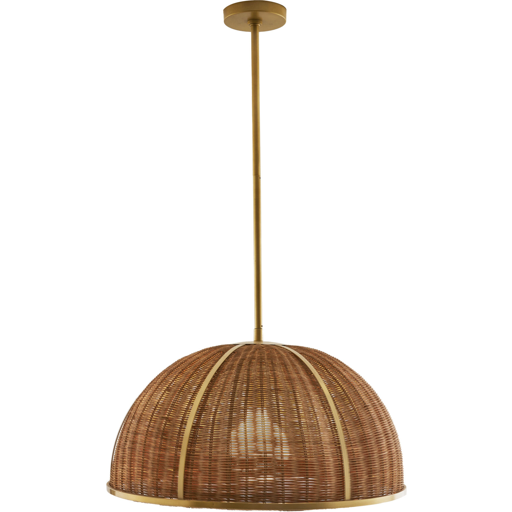 Arteriors 49519 Palma 1 Light 22.5 inch Natural Pendant Ceiling Light