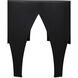 Morocco 36 X 36 inch Matte Black Coffee Table