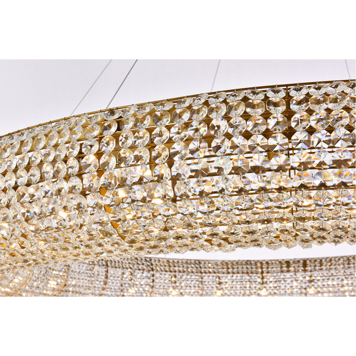 Paris 30 Light 71 inch Gold Chandelier Ceiling Light