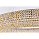 Paris 30 Light 71 inch Gold Chandelier Ceiling Light