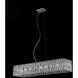 Terra 9 Light 46 inch Chrome Linear Chandelier Ceiling Light