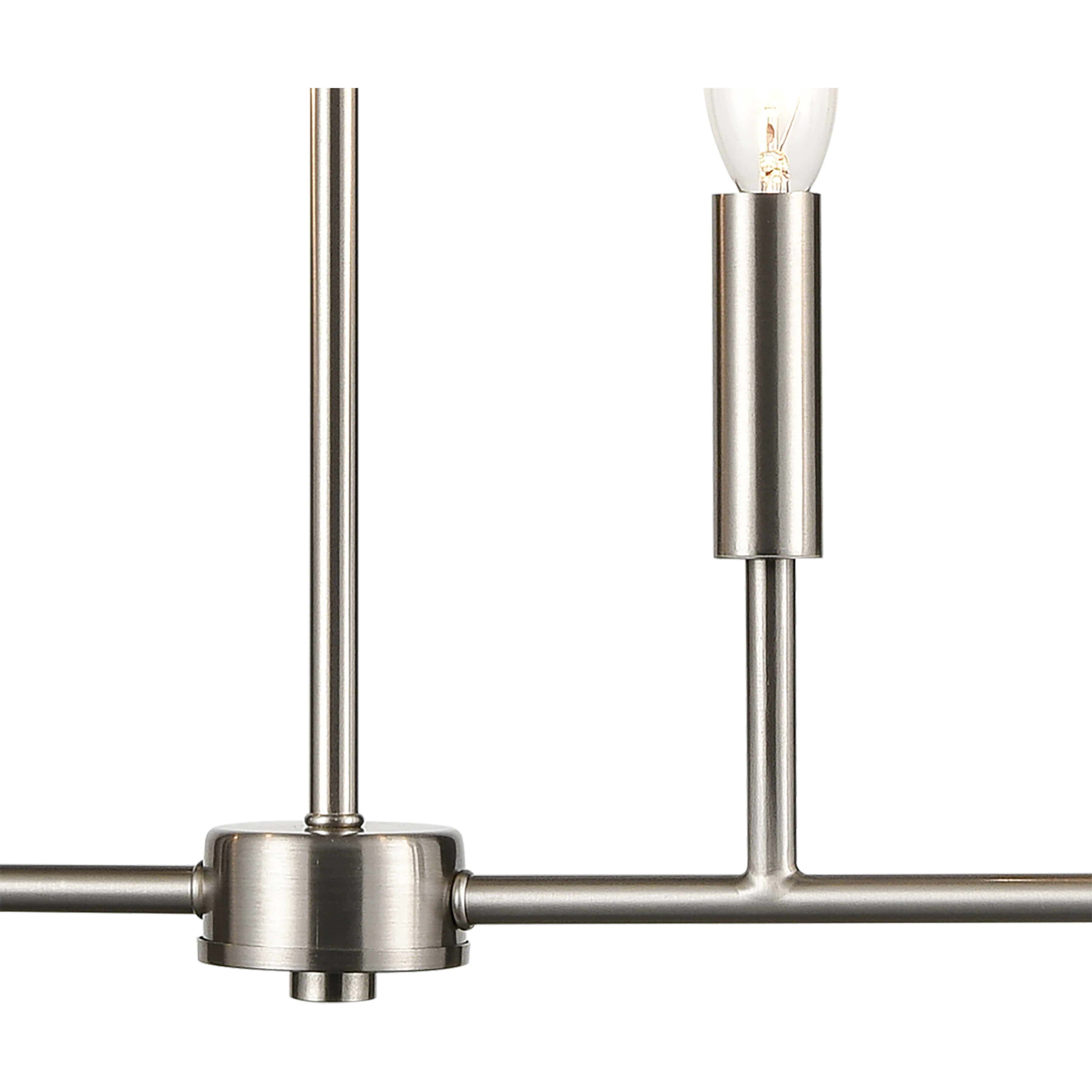 Park Slope 4 Light 25 inch Brushed Nickel Chandelier Ceiling Light