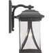 Abbott 1 Light 20 inch Antique Bronze Outdoor Wall Lantern, Large