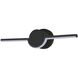 Semicirculo 1 Light 16 inch Matte Black Bath Vanity Light Wall Light