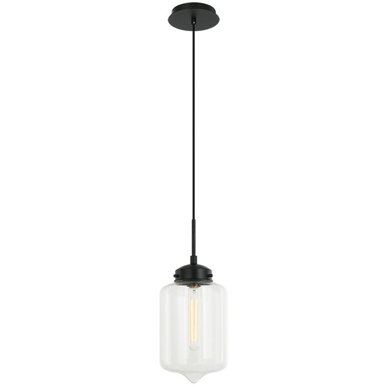 Irresistible Organic Charm 1 Light 7.13 inch Clear Pendant Ceiling Light