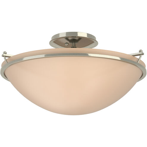 Plain 3 Light 17.20 inch Semi-Flush Mount