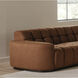 Roman Orange L-Shaped Sectional