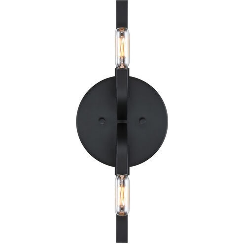 Skye 2 Light 6.25 inch Matte Black Wall Sconce Wall Light