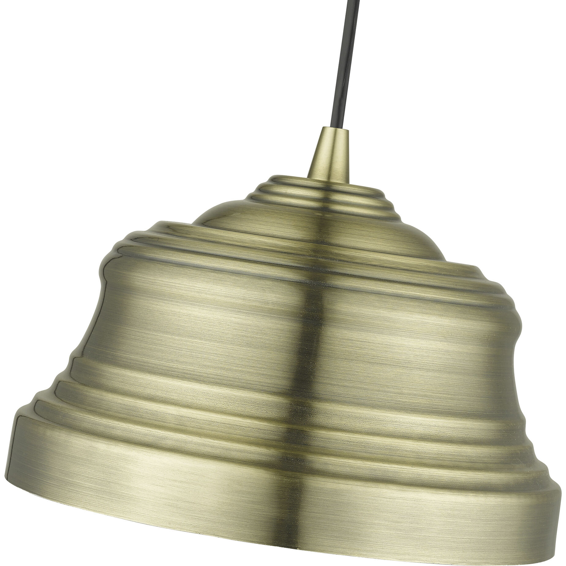 Endicott 1 Light 10 inch Antique Brass Pendant Ceiling Light