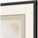 Abstract Collection Rubbed Matte Espresso Wood With Honeycomb Embossing Framed Art