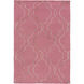 Seabrook 36 X 24 inch Mauve, Beige, Dark Brown Rug