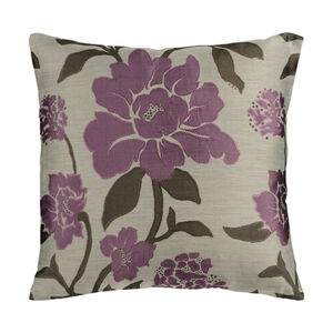 Ethan 18 X 18 inch Taupe/Bright Purple/Black Pillow Kit