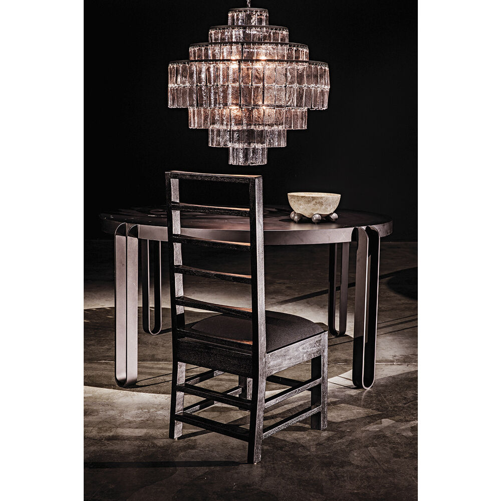 Satellite 8 Light 31.5 inch Matte Black Chandelier Ceiling Light