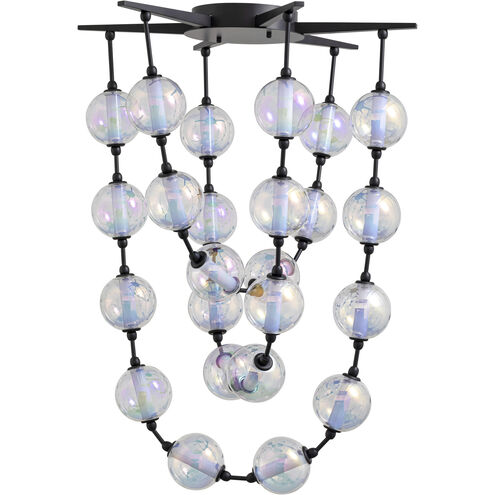Pearla LED 28.25 inch Matte Black Pendant Ceiling Light