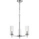 Sean Lavin Zire 3 Light 18 inch Chrome Chandelier Ceiling Light