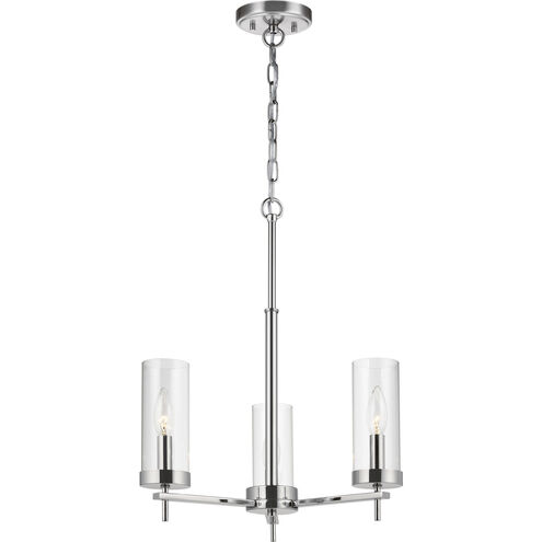 Sean Lavin Zire 3 Light 18 inch Chrome Chandelier Ceiling Light