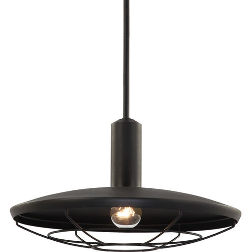 Compton 1 Light 16 inch Matte Black Pendant Ceiling Light