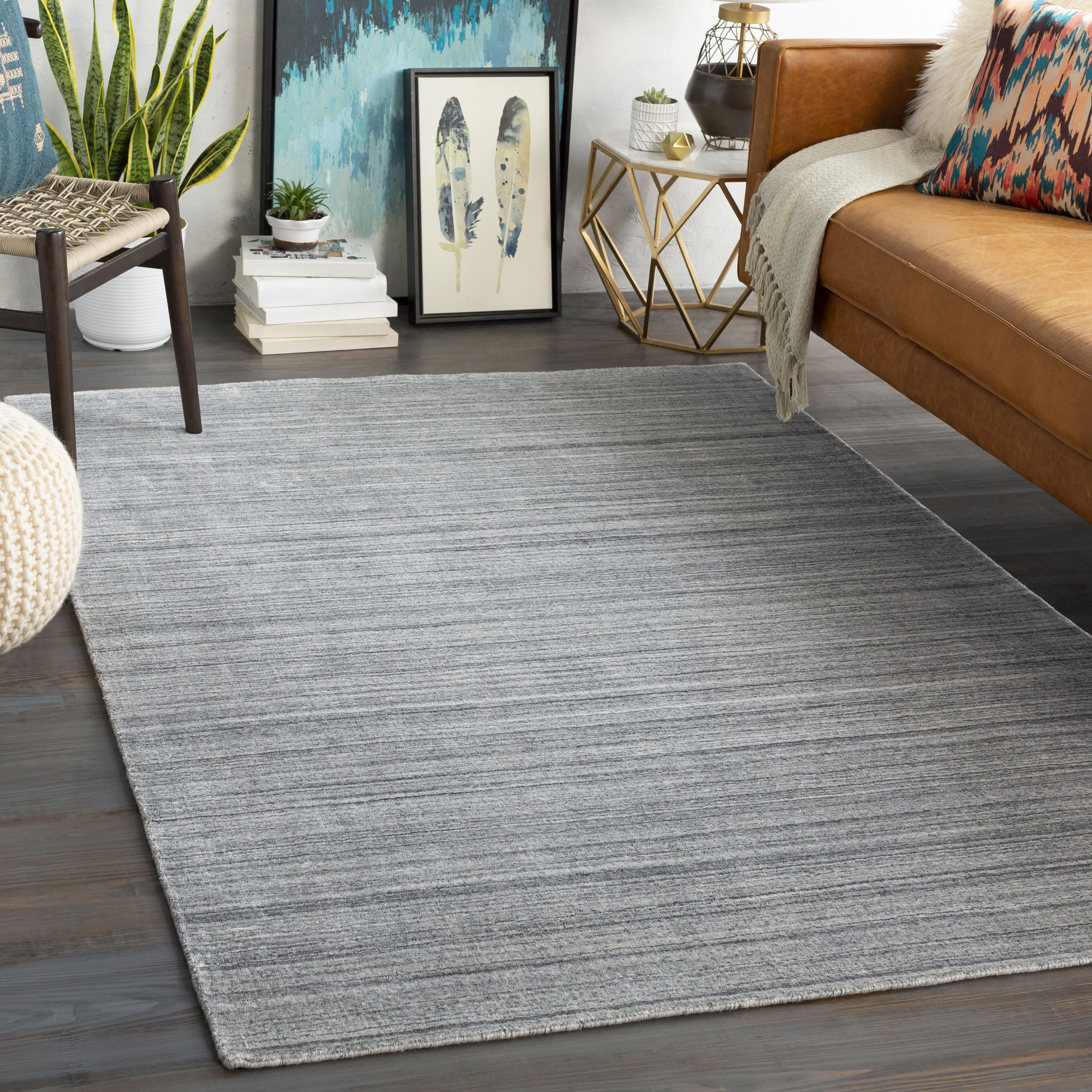 Torino 180 X 144 inch Light Slate Rug in 12 x 15, Rectangle