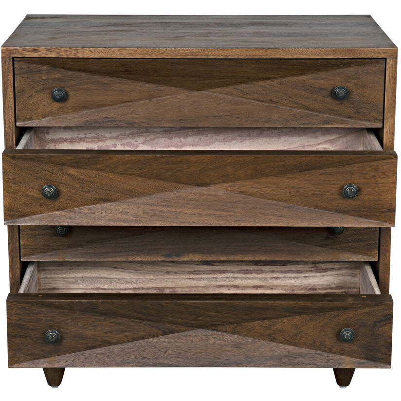 Diamond Dark Walnut Chest