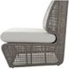 Dupont Pearl and Weathered Gray Outdoor Chair