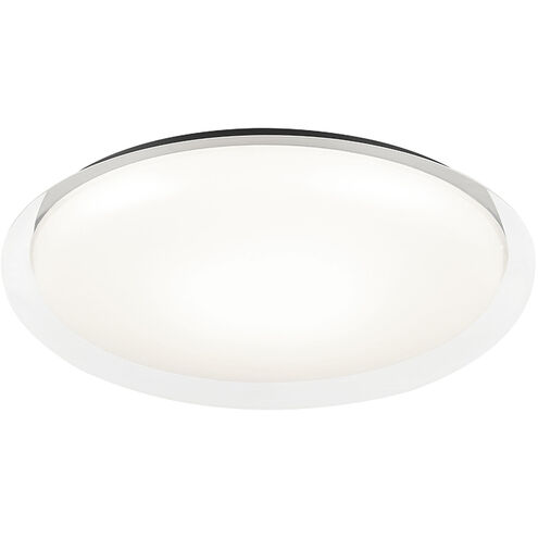 Aurora 1 Light 19.75 inch Matte Black Flush Mount Ceiling Light