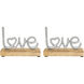 Love White with Silver Holiday Table DTcor