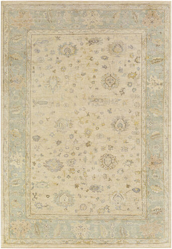 Normandy 156 X 108 inch Seafoam Rug in 9 x 13, Rectangle