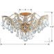 Maria Theresa 5 Light 19 inch Gold Semi Flush Ceiling Light in Clear Swarovski Strass