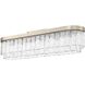 Ciara 6 Light 42 inch White Gold Flush Mount Ceiling Light