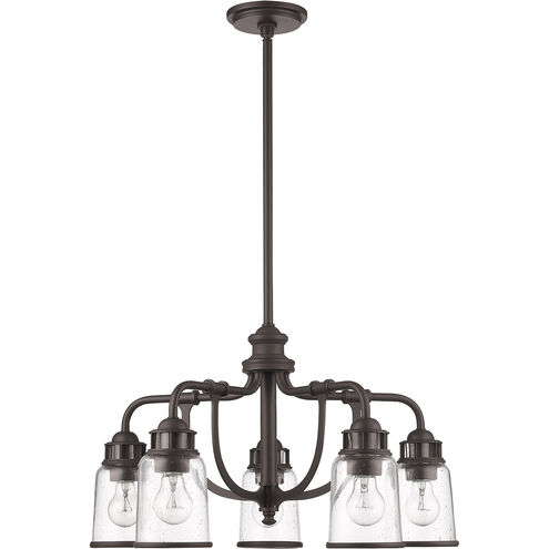 Lawrenceville 5 Light 24 inch Bronze Dinette Chandelier Ceiling Light