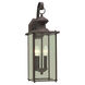 Jamestowne Outdoor Wall Lantern in Antique Bronze