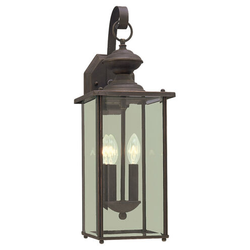 Jamestowne 2 Light 20.25 inch Antique Bronze Outdoor Wall Lantern