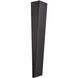Corwin Family 1 Light 28 inch Matte Black Outdoor Wall Sconce in 4" D x 5.5" W x 28" H, EVOLV