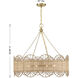 Shawnee 8 Light 30 inch Warm Brass Chandelier Ceiling Light