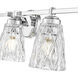 Andree 5 Light 40 inch Chrome Bathroom Vanity Wall Light