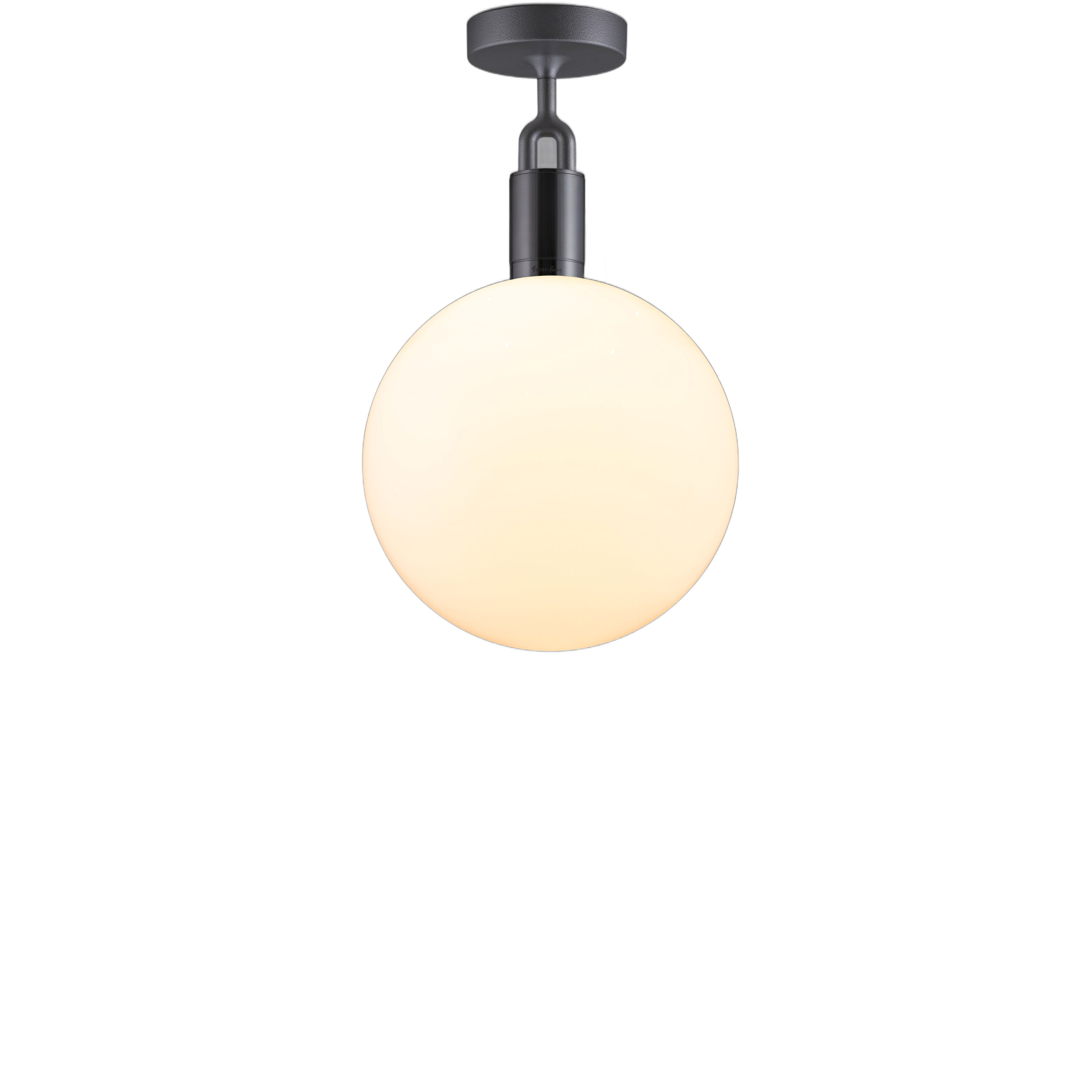 Forked LED 11.42 inch Gun Metal Flush Mount Ceiling Light