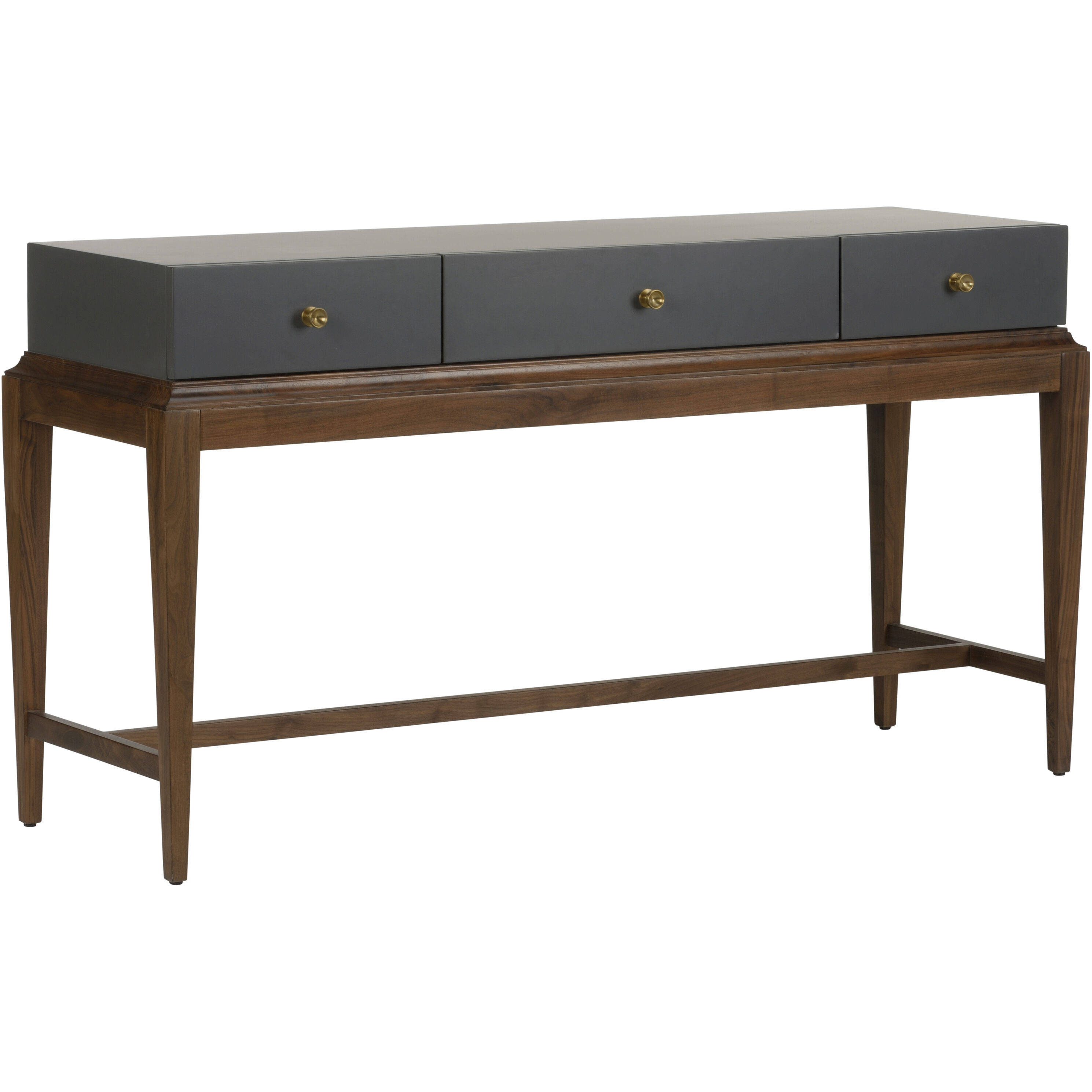Emery 56 inch Gray and Brown Console Table