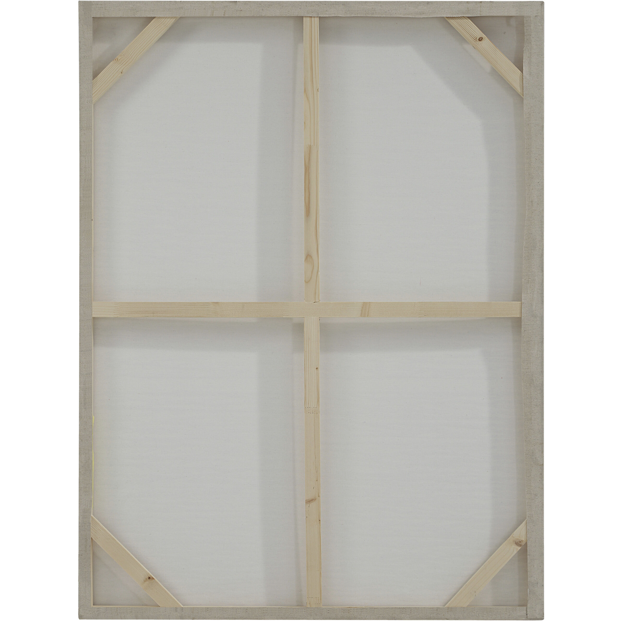 Chiari White and Beige Canvas Art