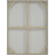 Chiari White and Beige Canvas Art