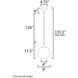 Neve 1 Light 9 inch Natural Aged Brass Single Pendant Ceiling Light