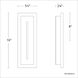 Midnight 1 Light 16 inch Black Outdoor Wall Light in 4000K, 16in.