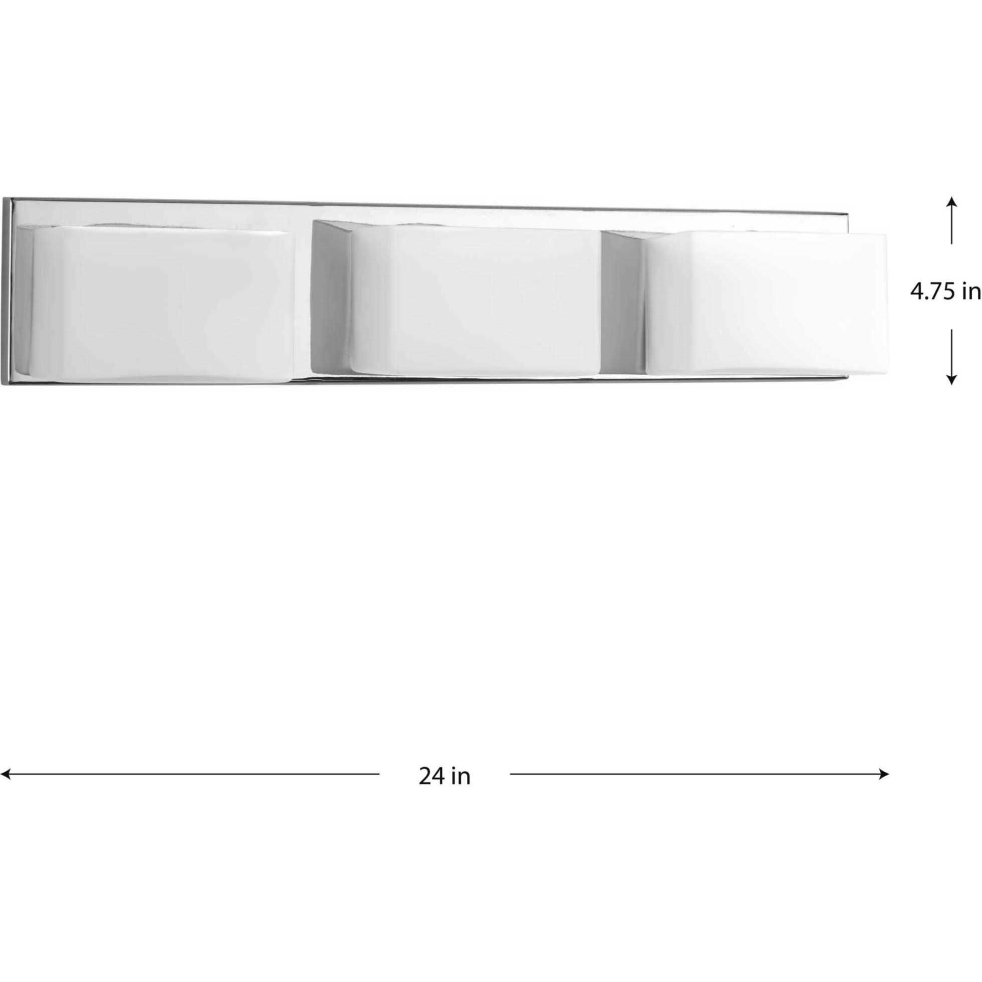 Ace LED LED 24 inch Polished Chrome Bath Vanity Wall Light, Progress LED