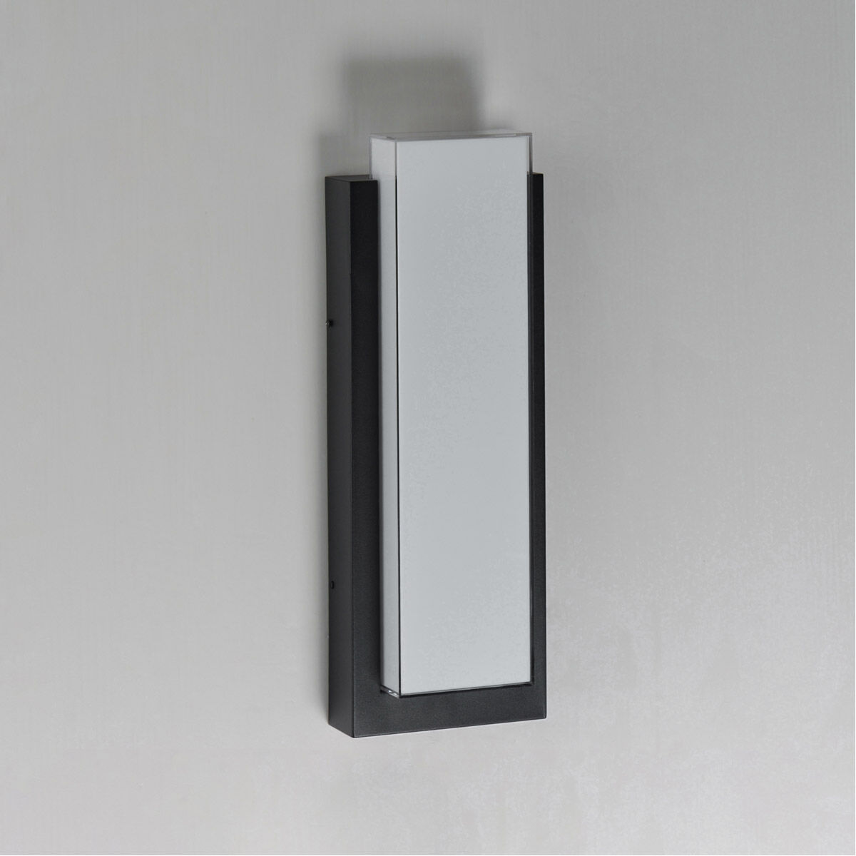 Tower LED 22 inch Black Outdoor Wall Sconce