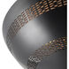 Overland 3 Light 18.13 inch Urban Bronze Flush Mount Ceiling Light