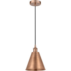 Edison Cone LED 8 inch Antique Copper Mini Pendant Ceiling Light