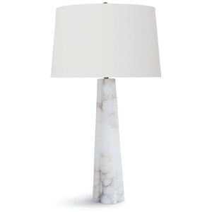Quatrefoil 32.5 inch 150.00 watt Natural Stone Table Lamp Portable Light, Large