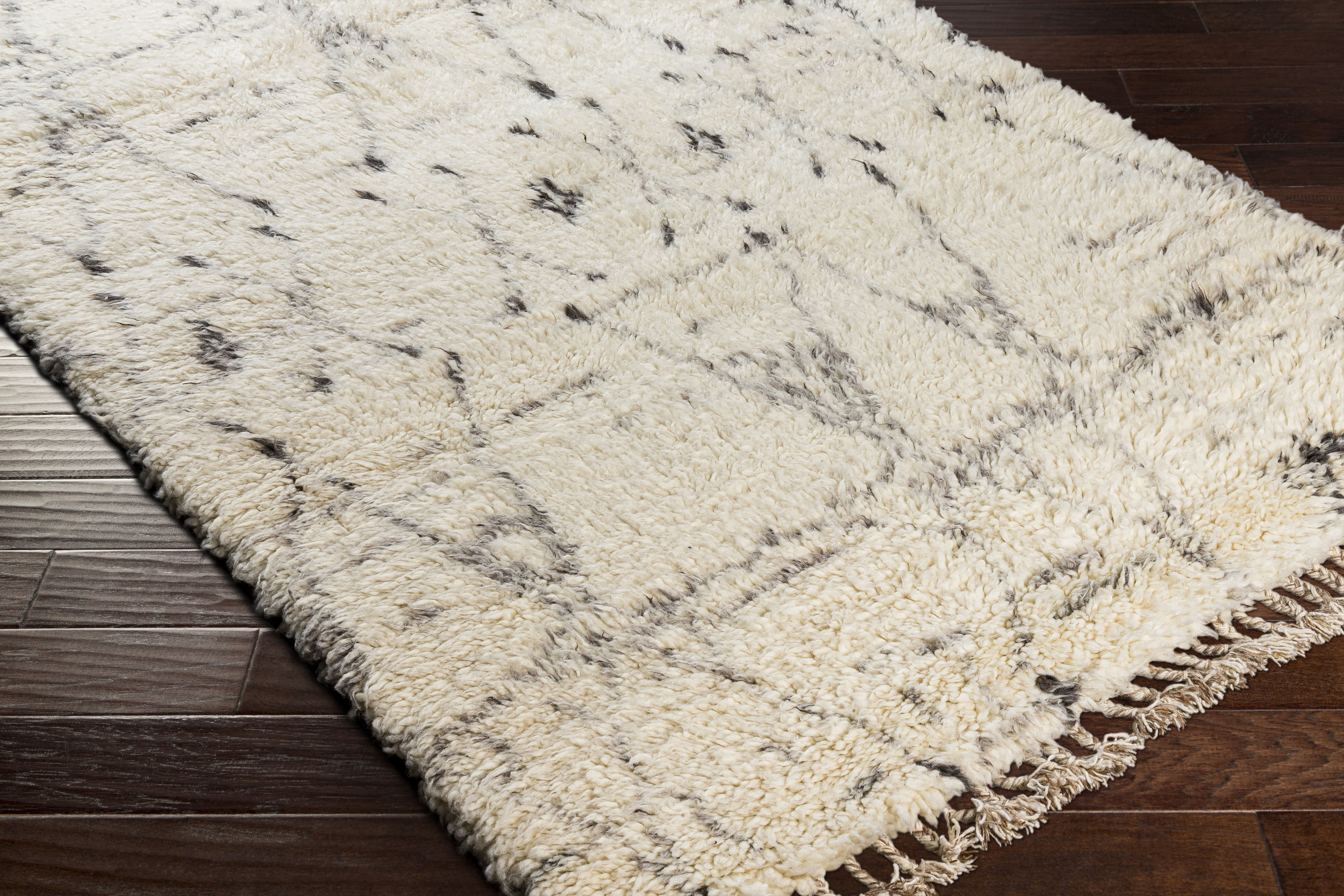 Camille 120 X 96 inch Cream Rug in 8 x 10, Rectangle